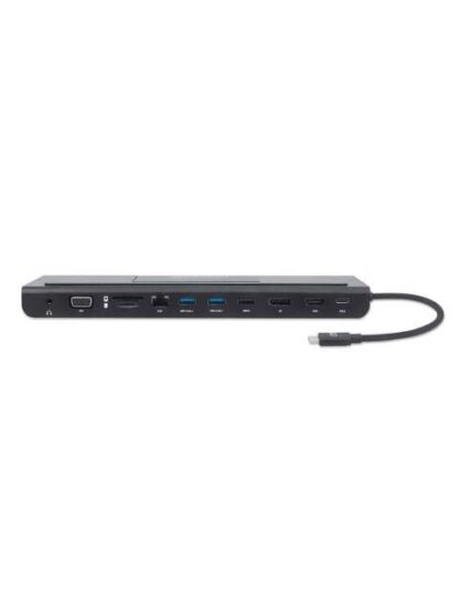 DOCKING STATION MANHATTAN USB-C A 11PTO 3 MONITORES C-MST 100W 153478 - Image 5