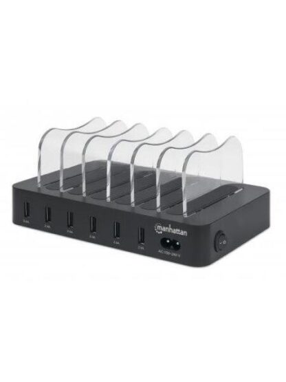 MANHATTAN ESTACION DE CARGA 102254 6X USB A NEGRO