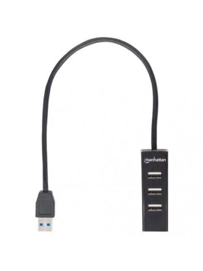 MANHATTAN HUB USB A 3.0 DE 4 PUERTOS 5000 MBIT-S NEGRO - Image 4
