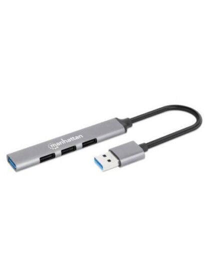 MANHATTAN HUB USB A 3.2 DE 3 PUERTOS 5000 MBIT-S GRIS - Image 5