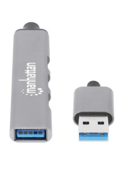 MANHATTAN HUB USB A 3.2 DE 3 PUERTOS 5000 MBIT-S GRIS - Image 6