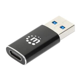MANHATTAN HUB USB-A MACHO 1X USB-C 5 GBIT-S NEGRO