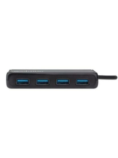 MANHATTAN HUB USB-C 3.2 MACHO - 4X USB 3.2 HEMBRA 5000 MBIT-S NEGRO - Image 4