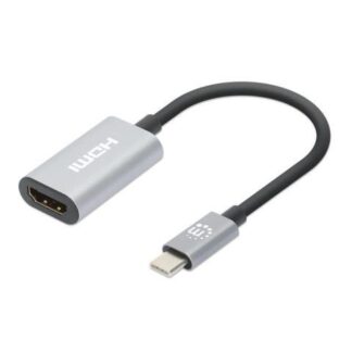 MANHATTAN HUB USB-C MACHO 1X HDMI 5 GBIT-S GRIS