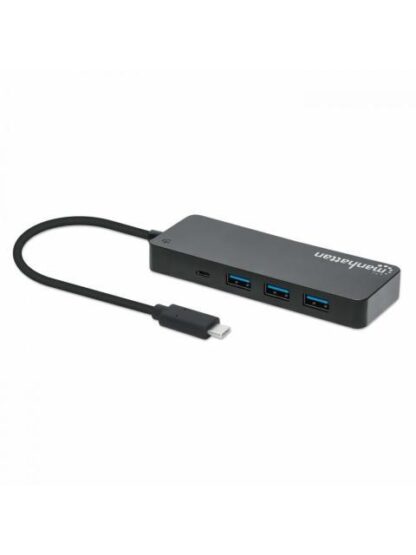 MANHATTAN HUB USB-C MACHO 7X USB-A 3.2 1X USB MICRO-B 5 GBIT-S NEGRO - Image 2