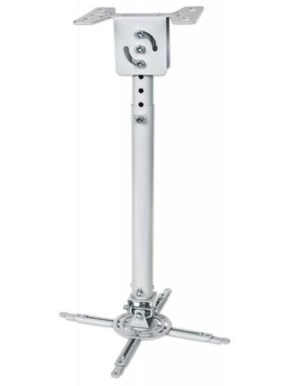 MANHATTAN SOPORTE DE TECHO PARA PROYECTOR 50-77CM HASTA 20KG PLATA