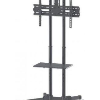 MANHATTAN SOPORTE TIPO CARRITO PARA PANTALLAS 37 A 70 O 50KGS NEGRO