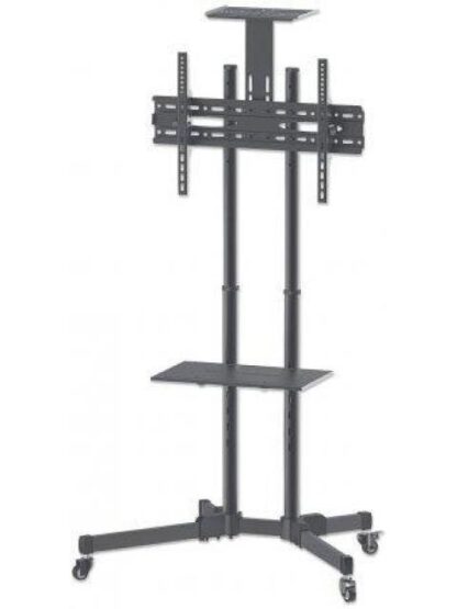 MANHATTAN SOPORTE TIPO CARRITO PARA PANTALLAS 37 A 70 O 50KGS NEGRO