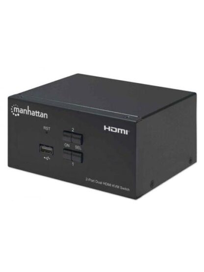 MANHATTAN SWITCH KVM 153522 2X USB 4X HDMI