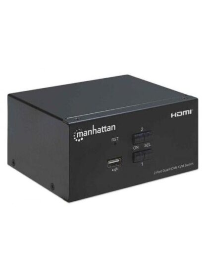 MANHATTAN SWITCH KVM 153522 2X USB 4X HDMI - Image 2