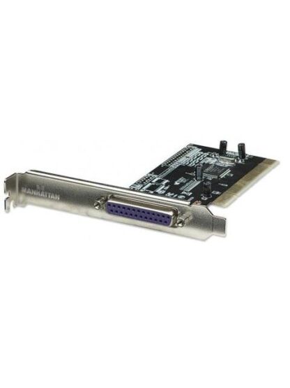 MANHATTAN TARJETA PCI 158220 1.5 MBIT-S CON 1 PUERTO DB25 FM - BRACKET CORTO Y NORMAL