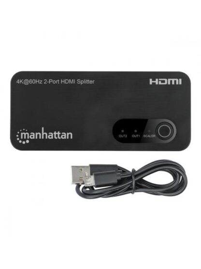 MANHATTAN VIDEO SPLITTER HDMI 2 PUERTOS HDMI