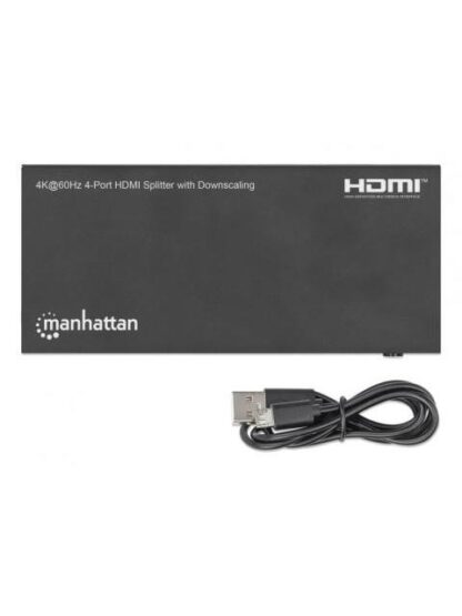 MANHATTAN VIDEO SPLITTER HDMI 4 PUERTOS NEGRO - Image 7