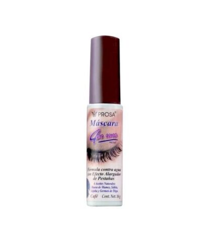 MASCARA 4 EN UNO ALARGADOR DE PESTAÑAS CAFE C 14GR PROSA