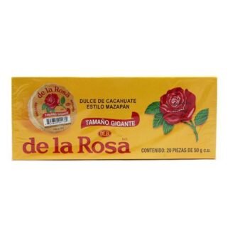MAZAPAN DE LA ROSA GIGANTE PAQUETE CON 20 PIEZAS