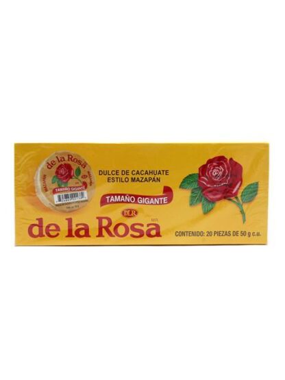 MAZAPAN DE LA ROSA GIGANTE PAQUETE CON 20 PIEZAS