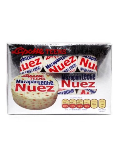 MAZAPAN DE LECHE NUEZ LAPOSSE CON 18 PIEZAS DE 360 GR