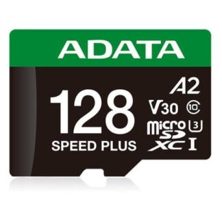 MEMORIA FLASH ADATA SPEED PLUS 128GB MICROSDXC UHS-III CLASE 10 CON ADAPTADOR