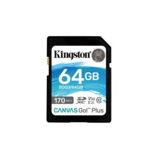 MEMORIA FLASH KINGSTON CANVAS GO! PLUS 64GB SDXC UHS-I CLASE 10