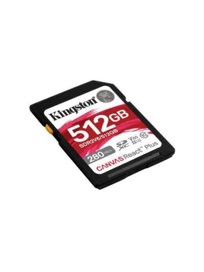 MEMORIA FLASH KINGSTON CANVAS REACT PLUS 512GB SD UHS-II CLASE 10 - Image 2