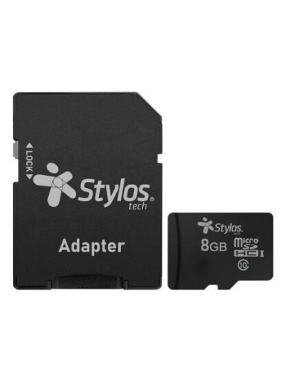 MEMORIA FLASH STYLOS 8GB MICROSD CLASE 4 CON ADAPTADOR - Image 2