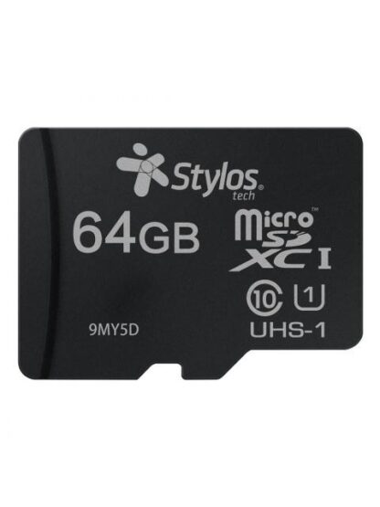 MEMORIA FLASH STYLOS STMSDS3B 64GB MICROSDHC UHS-I CLASE 10