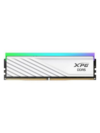 MEMORIA RAM ADATA XPG LANCER BLADE RGB DDR5 16GB UDIMM 6000MHZ CON ILUMINACION RGB. DISIPADOR BLANCO. AX5U6000C4816GSLABRWH
