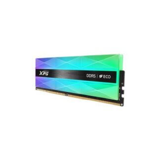 MEMORIA RAM ADATA XPG LANCER NEON RGB DDR5 16GB UDIMM 6400MT-S. DISIPADOR DE ALUMINIO GRIS PLATEADO. AX5U6400C3216GCLANRSG