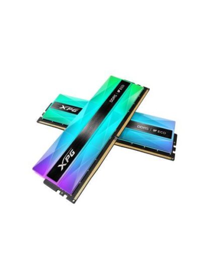 MEMORIA RAM ADATA XPG LANCER NEON RGB DDR5 KIT 2X16GB UDIMM 7200MT-S. DISIPADOR DE ALUMINIO GRIS PLATEADO. AX5U7200C3416GDCLANRSG - Image 3