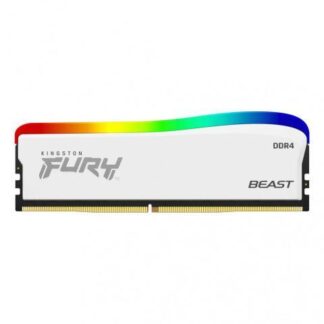 MEMORIA RAM KINGSTON FURY BEAST RGB DDR4 3600MHZ 8GB NON-ECC CL17 XMP BLANCO