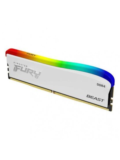 MEMORIA RAM KINGSTON FURY BEAST RGB DDR4 3600MHZ 8GB NON-ECC CL17 XMP BLANCO - Image 2
