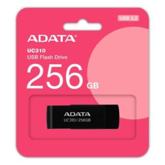 MEMORIA USB ADATA UC310 256GB USB 3.2 LECTURA 100 MB-S NEGRO