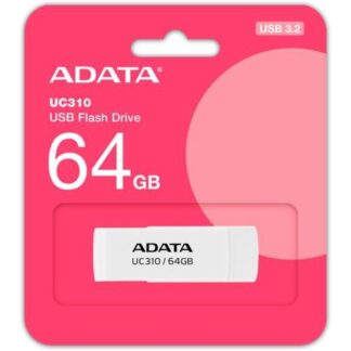 MEMORIA USB ADATA UC310 64GB USB 3.2 LECTURA 100 MB-S BLANCO
