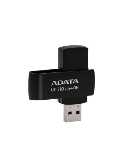 MEMORIA USB ADATA UC310 64GB USB 3.2 LECTURA 100 MB-S NEGRO - Image 2
