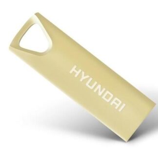 MEMORIA USB HYUNDAI BRAVO DELUXE 16GB USB 2.0 LECTURA 10MB-S ESCRITURA 3MB-S ORO