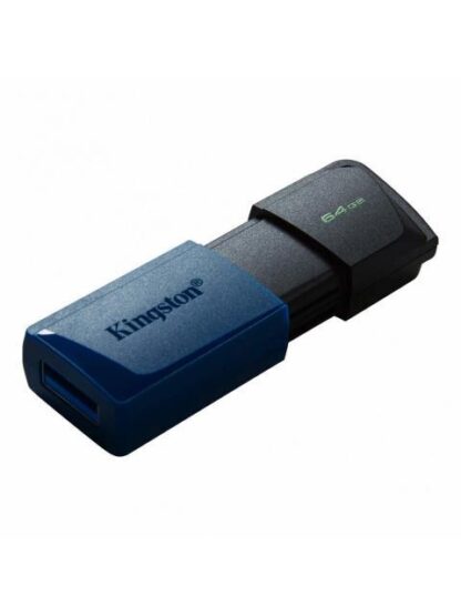 MEMORIA USB KINGSTON DATATRAVELER EXODIA M 64GB USB A NEGRO-AZUL - Image 2