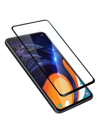 MICA CRISTAL TEMPLADO 5D 9H PARA SAMSUNG A60 CON MARCO