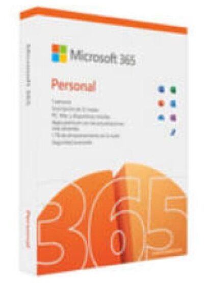 MICROSOFT 365 PERSONAL 1 USUARIO 5 DISPOSITIVOS 1 ANO PLURILINGÜE WINDOWS-MAC-ANDROID-IOS