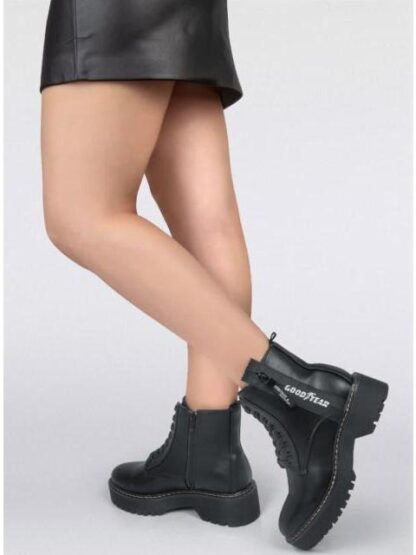 BOTA MILITAR FRASE LATERAL NEGRO GOODYEAR - Image 2