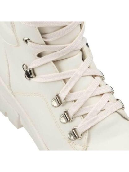 BOTA MILITAR CORDONES PLANOS BEIGE/HUESO HPC POLO - Image 5