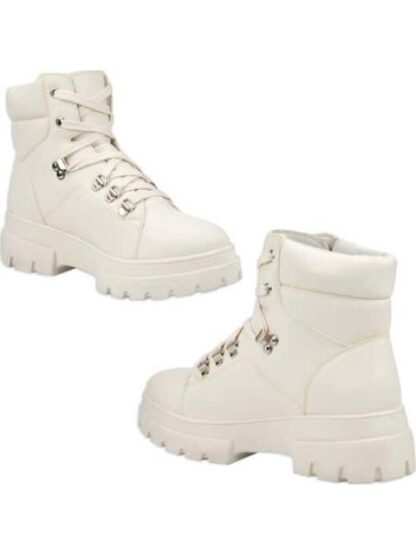 BOTA MILITAR CORDONES PLANOS BEIGE/HUESO HPC POLO - Image 8