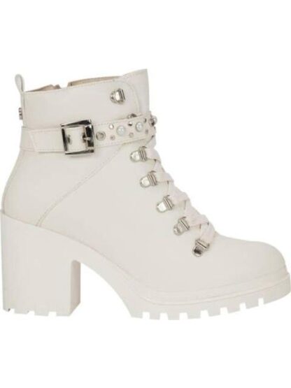 BOTA MILITAR CORREA PERLAS BEIGE/HUESO THALIA SODI - Image 2
