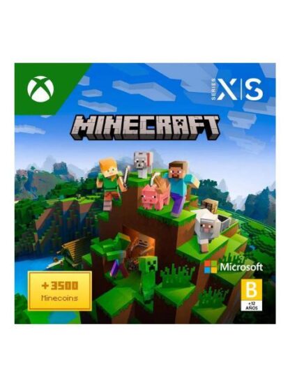 MINECRAFT EDICION ESTANDAR + 3500 MINECOINS XBOX SERIES X-S-XBOX ONE