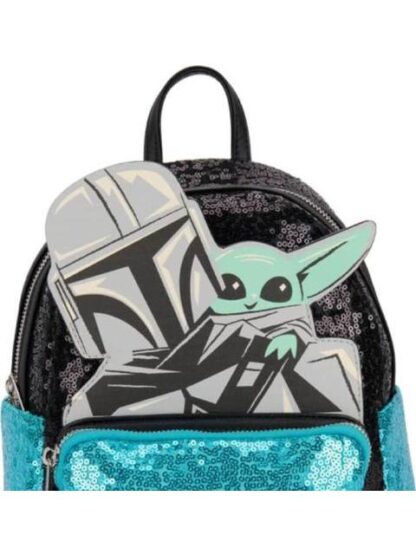 MINIMOCHILA BABY YODA NEGRO STAR WARS - Image 2