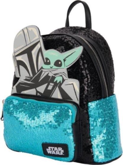 MINIMOCHILA BABY YODA NEGRO STAR WARS - Image 3