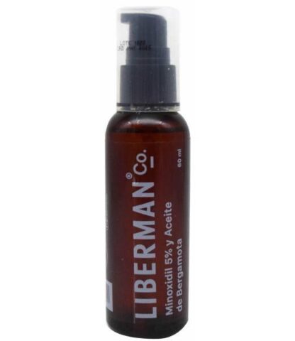 MINOXIDIL 5% Y ACEITE DE BERGAMOTA 60 ML LIBERMAN