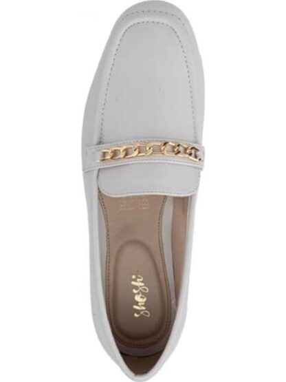 MOCASIN CON CADENA BEIGE/HUESO SHOSH - Image 4