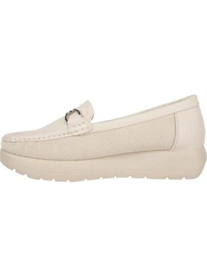 MOCASIN CON HERRAJE BEIGE/HUESO SHOSH - Image 5