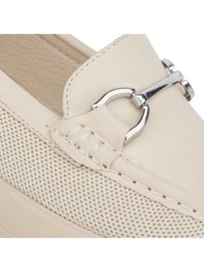 MOCASIN CON HERRAJE BEIGE/HUESO SHOSH - Image 6