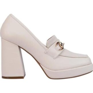 MOCASIN CON HERRAJE BEIGE/HUESO VI LINE FASHION